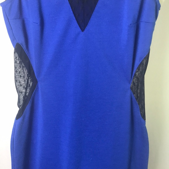 🌻 3/25 🌻 Rhapsody Body Con Dress Side Mesh Lace - Picture 3 of 7